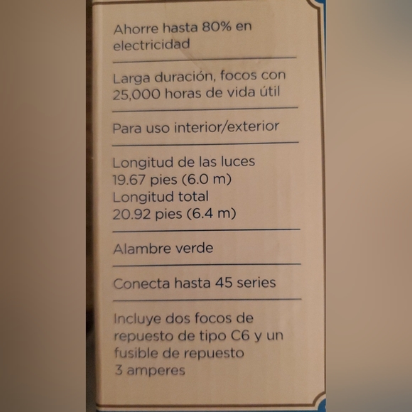 Holiday Lights Indoor & Outdoor LED Red/Warm White - Picture 6 of 8